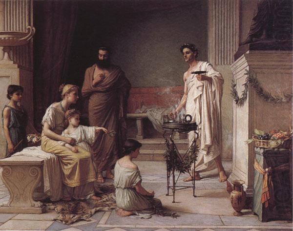 A Sick Child Brought into the Temple of Aesculapius, John William Waterhouse